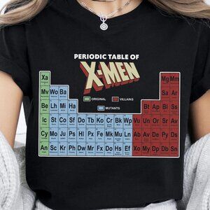 Marvel Periodic Table Of X-Men Elements Colorful Unisex 181